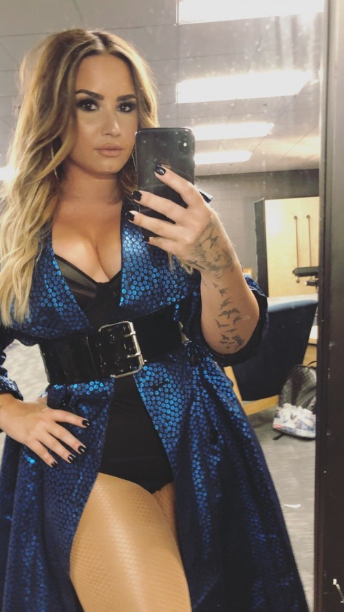 Demi Lovato - Cleavage, 7/20/18